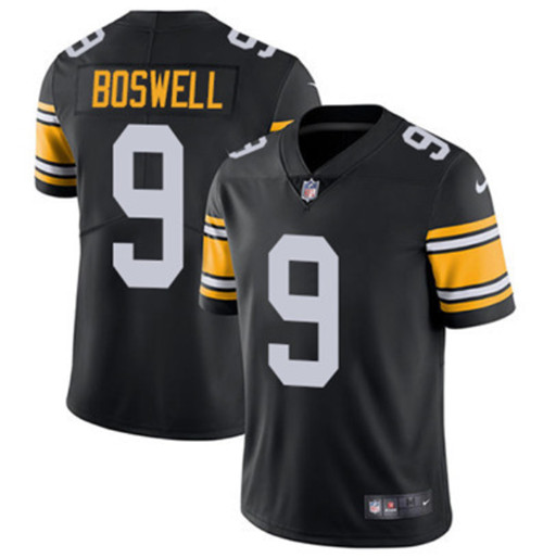 Men's Pittsburgh Steelers #9 Chris Boswell Black Vapor Untouchable Stitched Jersey